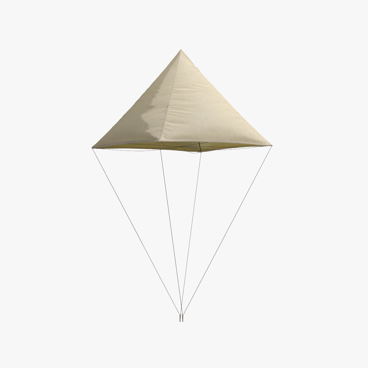 Leonardo da Vinci-parachuteprototype 3d model