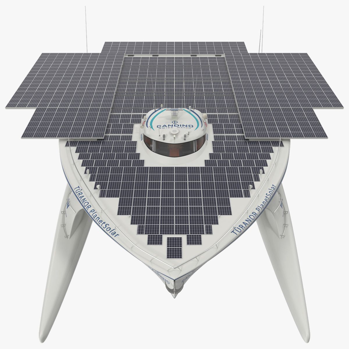 Солнечная лодка Turanor Planet 3d model