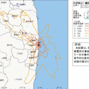 【放射能影響予測】SPEEDIの試算が発表される