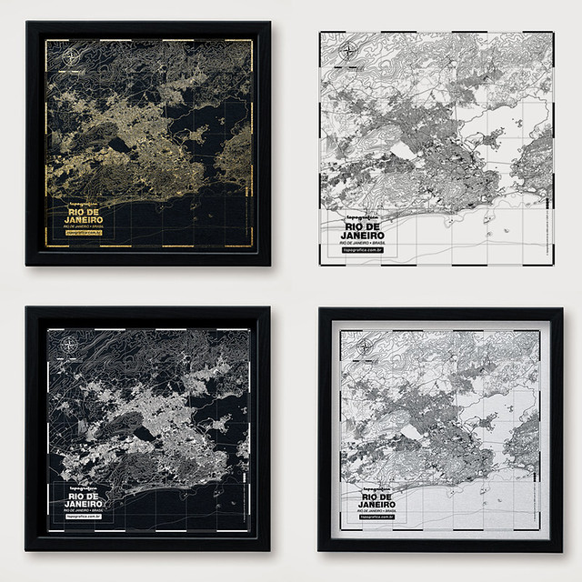 TOPOGRAFICA - CAPITAIS DO BRASIL - RIO DE JANEIRO - RJ