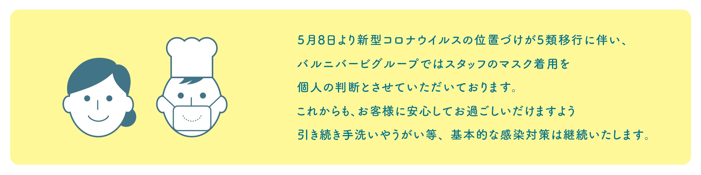 マスク着用について