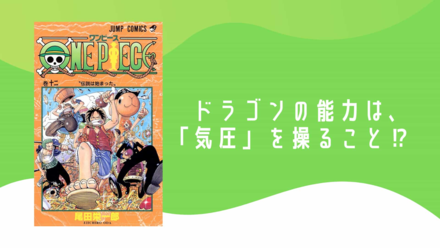 ワンピースを考察！ドラゴンは気圧を自由に操る？カゼカゼの実は食べていない？画像