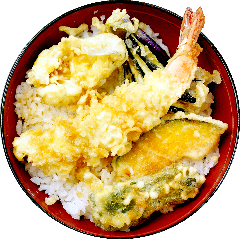 青森県産津軽どり・蕎麦居酒屋 逸品庵 虎ノ門店_大海老天丼