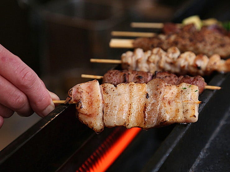 種類豊富な焼きとん