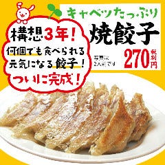 契約農場直送 たんぽぽ 北加賀屋店_キャベツたっぷり 【焼餃子】