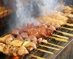 岩手県産朝挽き養鶏の炭火焼き鳥串