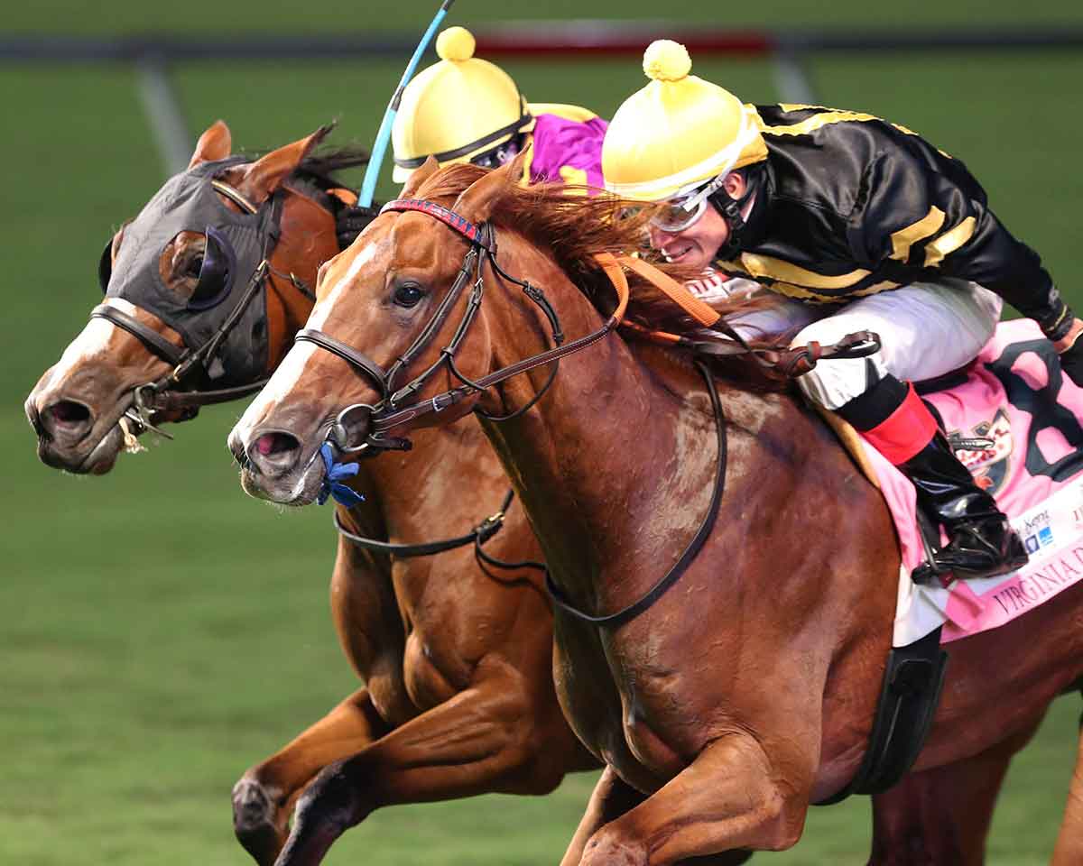 Horse Racing at Colonial Downs in New Kent