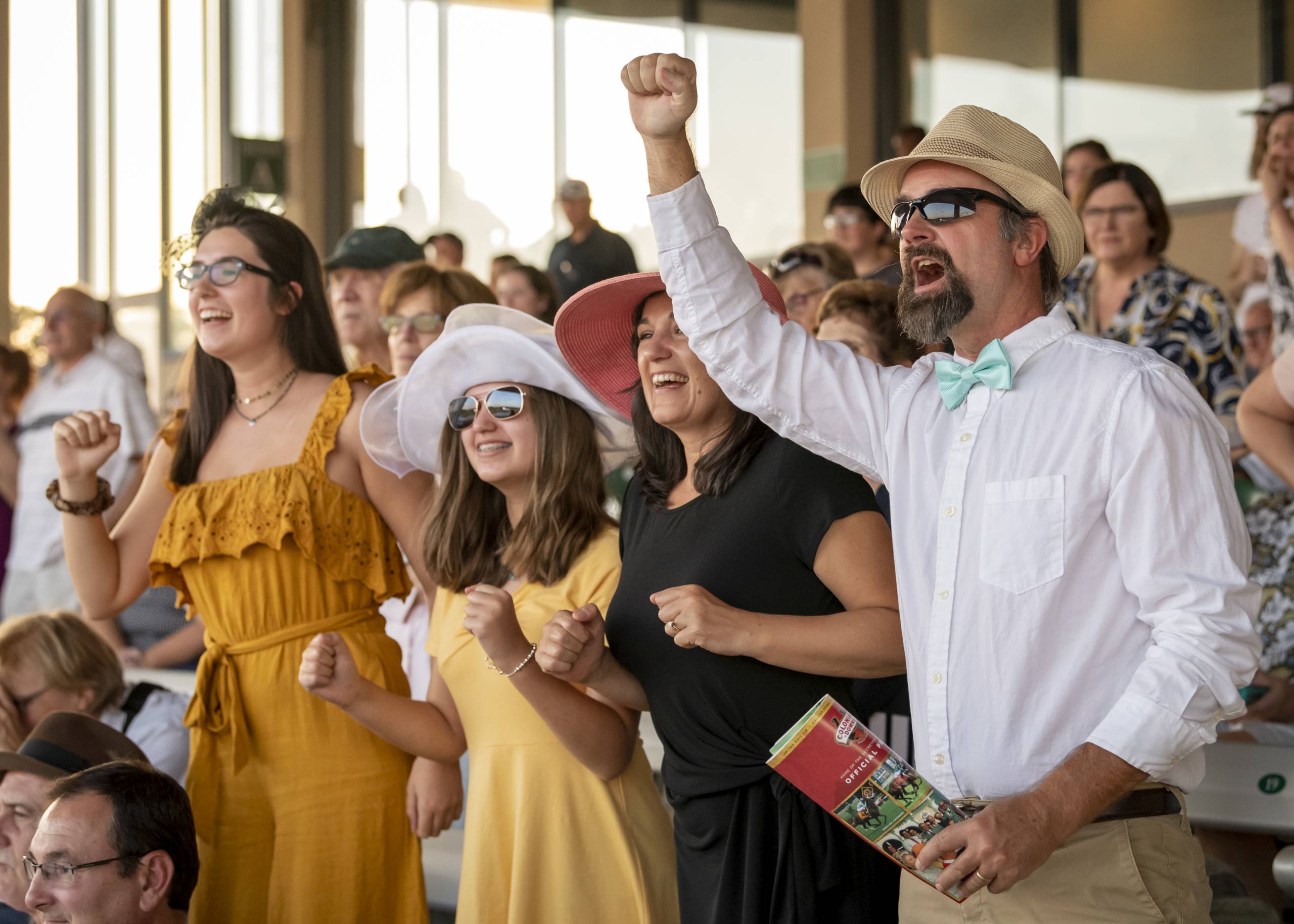 Betting on live racing at Colonial Downs in New Kent