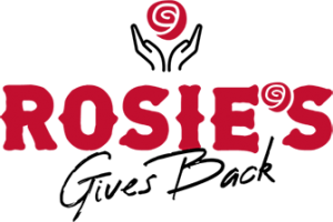 Rosie's Gives Back Logo