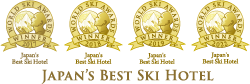 JAPAN'S BEST SKI HOTEL (2017, 2018, 2019, 2022)