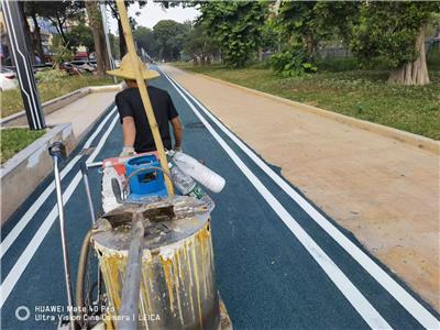 彩虹道路标线_小区消防网格线_工厂道路划线厂家