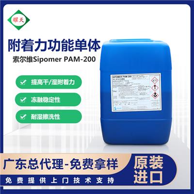 现货 索尔维PAM-200 提高干/湿附着力功能单体 广东总代理