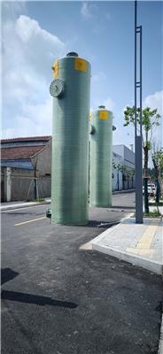 精河县玻璃钢脱硫塔 城市锅炉厂砖厂烟囱工业废气处理一体化净化脱硫塔