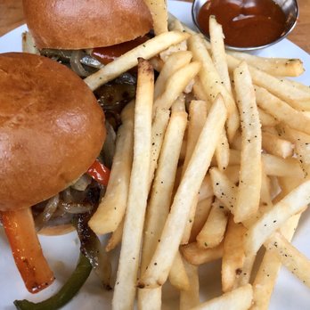 Bratwurst Sliders with Pommes Frites