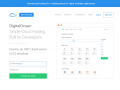 DigitalOcean SSD Cloud 512MBプランのホームページへ