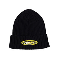 MILKFED.×TIGERS OVAL LOGO KNIT CAP BLACK