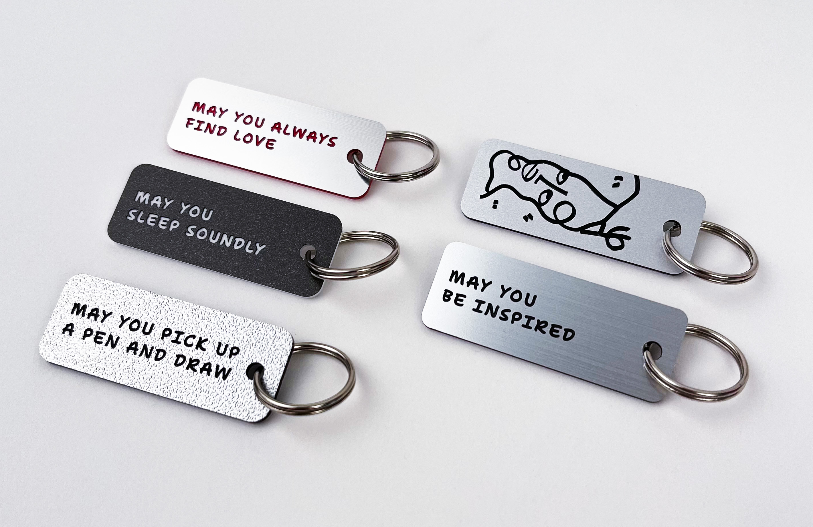 Shantell Martin Various Keytags for the Whitney Museum of Art