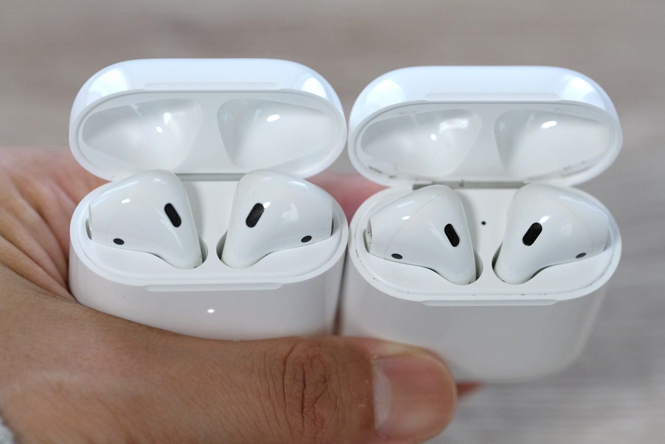 AirPods（第2世代）とAirPods（第1世代）