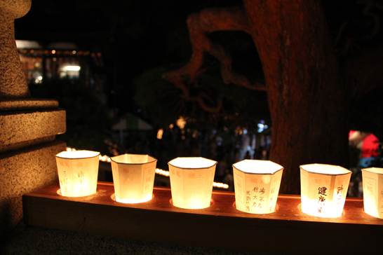 高崎観音山のろうそく祭り・万灯会（まんどうえ）