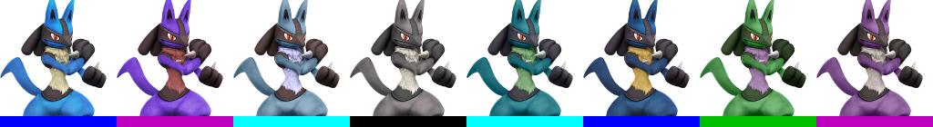 Lucario Palette (SSB4).png