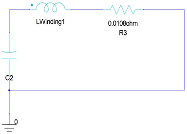 External circuit of coil gun in MAXWELL