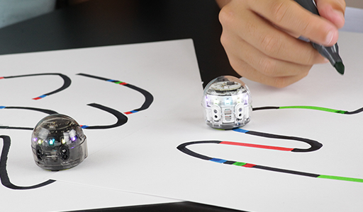 Create basic coding concepts with markers or stickers. Screen-free coding for kids by Ozobot