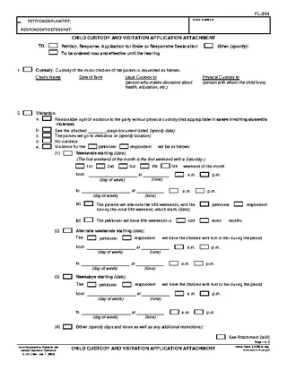 Custody Agreements