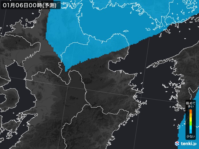 大分県のPM2.5分布予測