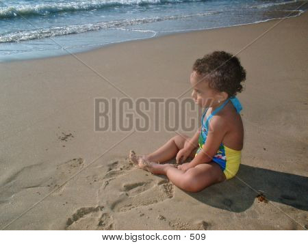 Baby At The Beach