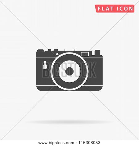 photo camera simple flat icon