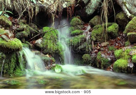 Misty Waterfall