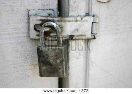 Dirty Grimy Padlock