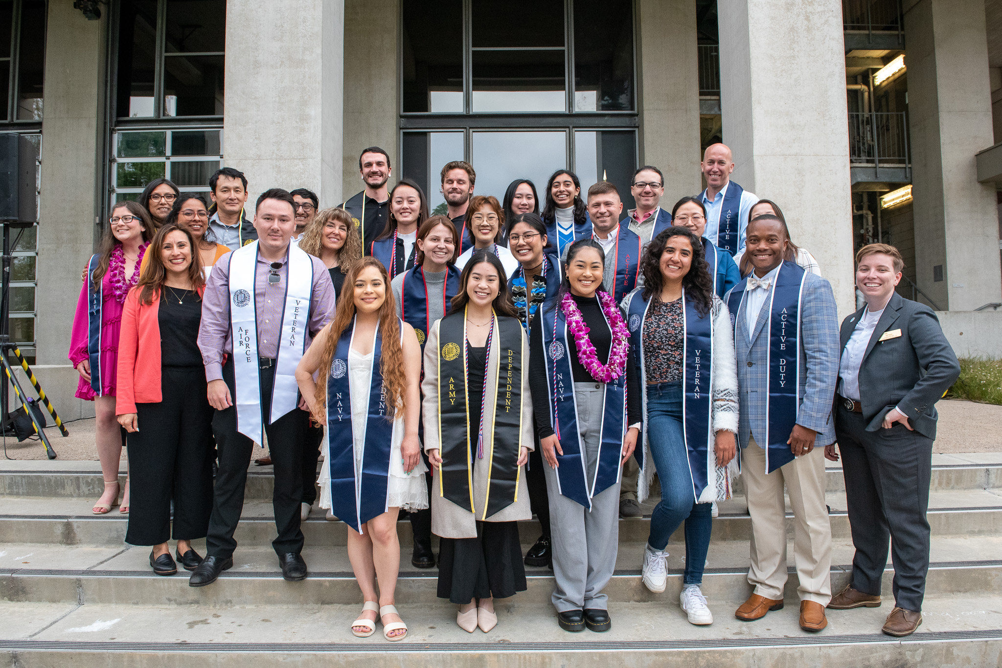 Graduates at 2023 military connected graduation celebration